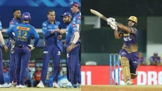 IPL 2021 Points Table After KKR vs MI Match 5: Mumbai Indians Climb to Second Spot; Nitish Rana Bags Orange Cap, Andre Russell Grabs Purple
